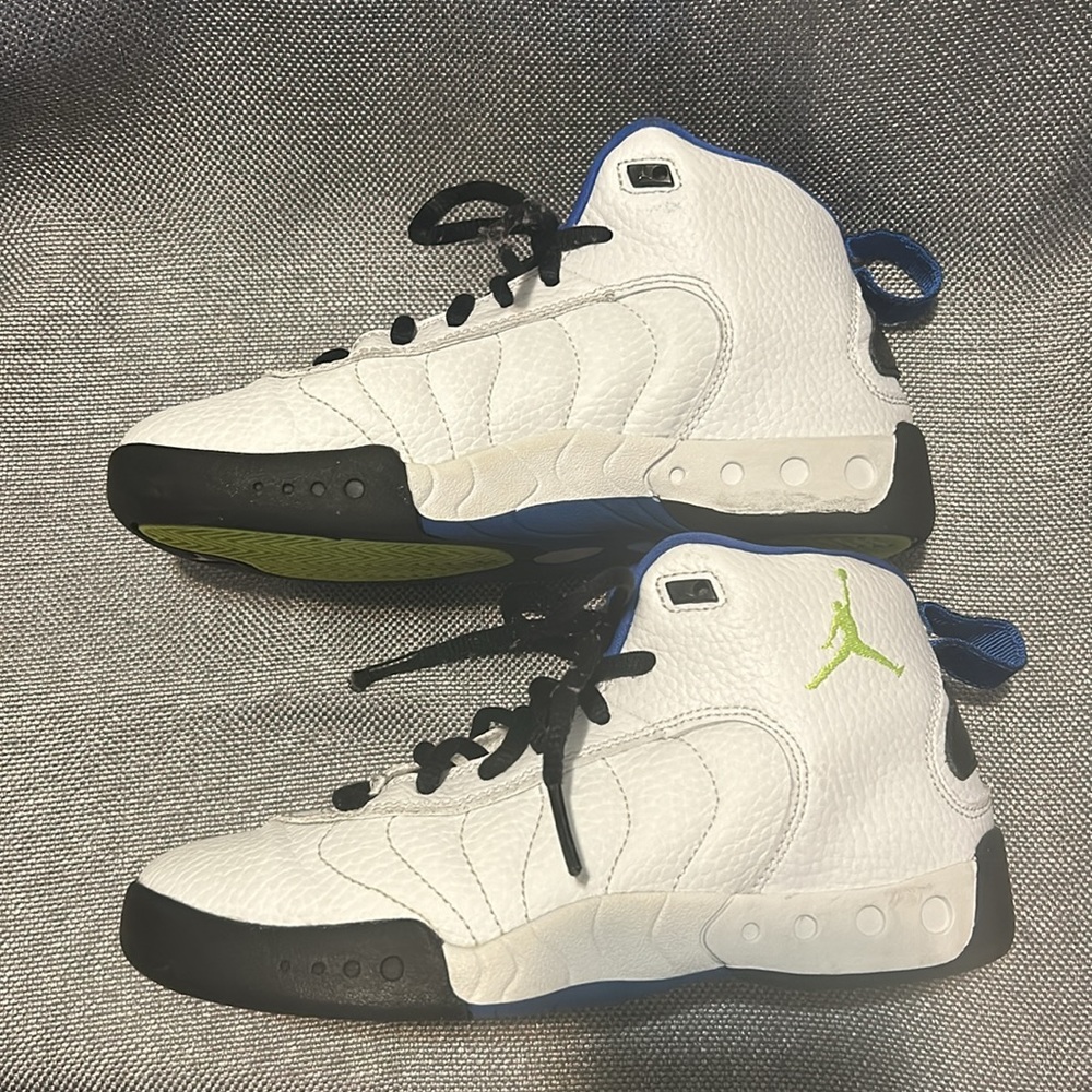 Jordan Jumpman White blue and Volt - Picture 2 of 5